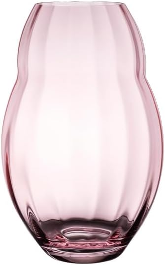 Villeroy & Boch - Rose Garden Home Vase, 48 oz, Crystal Glass, Pink