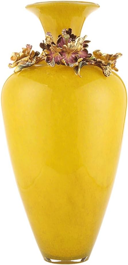 Luxury Vase [Prosperity-C Series], Decorative Vase, Modern Vase, Original Exquisite Vase, Vase with Enamel Decoration (Tall)