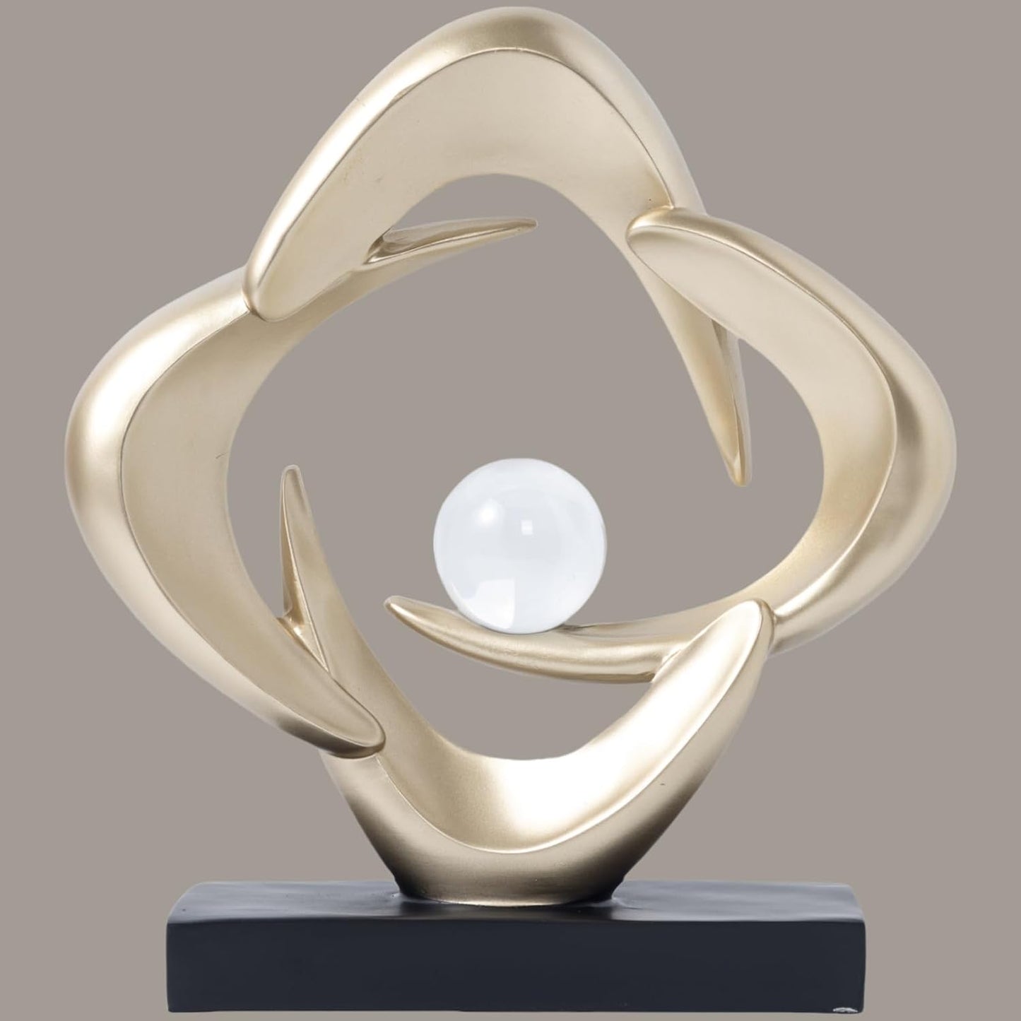 Modern Home Decor Abstract Decorative Sculpture Decorations for Living Room Dining Room Office, Resin Art Statues Coffee Table Bookshelf Decor Accents (Blue)