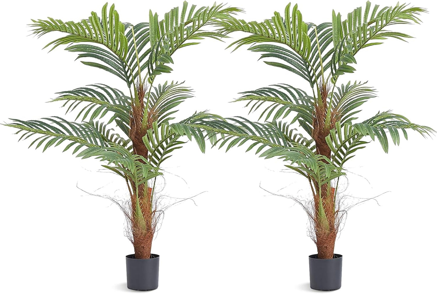 VEVOR Artificial Bird of Paradise Tree, 5 FT Tall Faux Plant, PE Material & Anti-Tip Tilt Protection Low-Maintenance Plant, Lifelike Green Fake Tree for Home Office Warehouse Decor Indoor Outdoor
