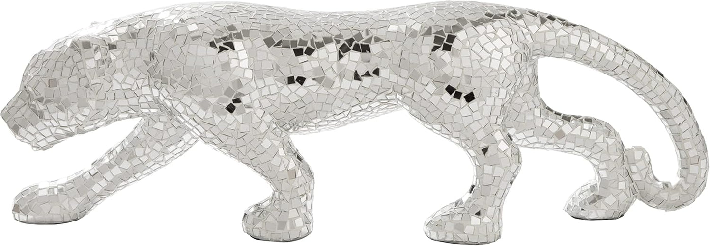 Signature Design by Ashley Drice Mixed Media Lion Sculpture, Silver