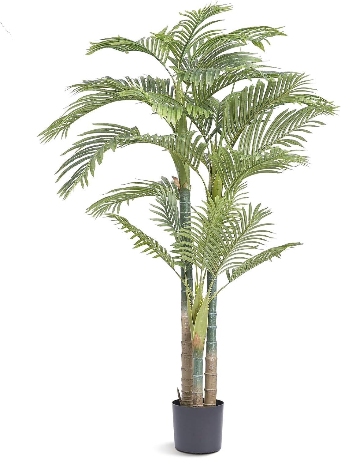 VEVOR Artificial Bird of Paradise Tree, 5 FT Tall Faux Plant, PE Material & Anti-Tip Tilt Protection Low-Maintenance Plant, Lifelike Green Fake Tree for Home Office Warehouse Decor Indoor Outdoor