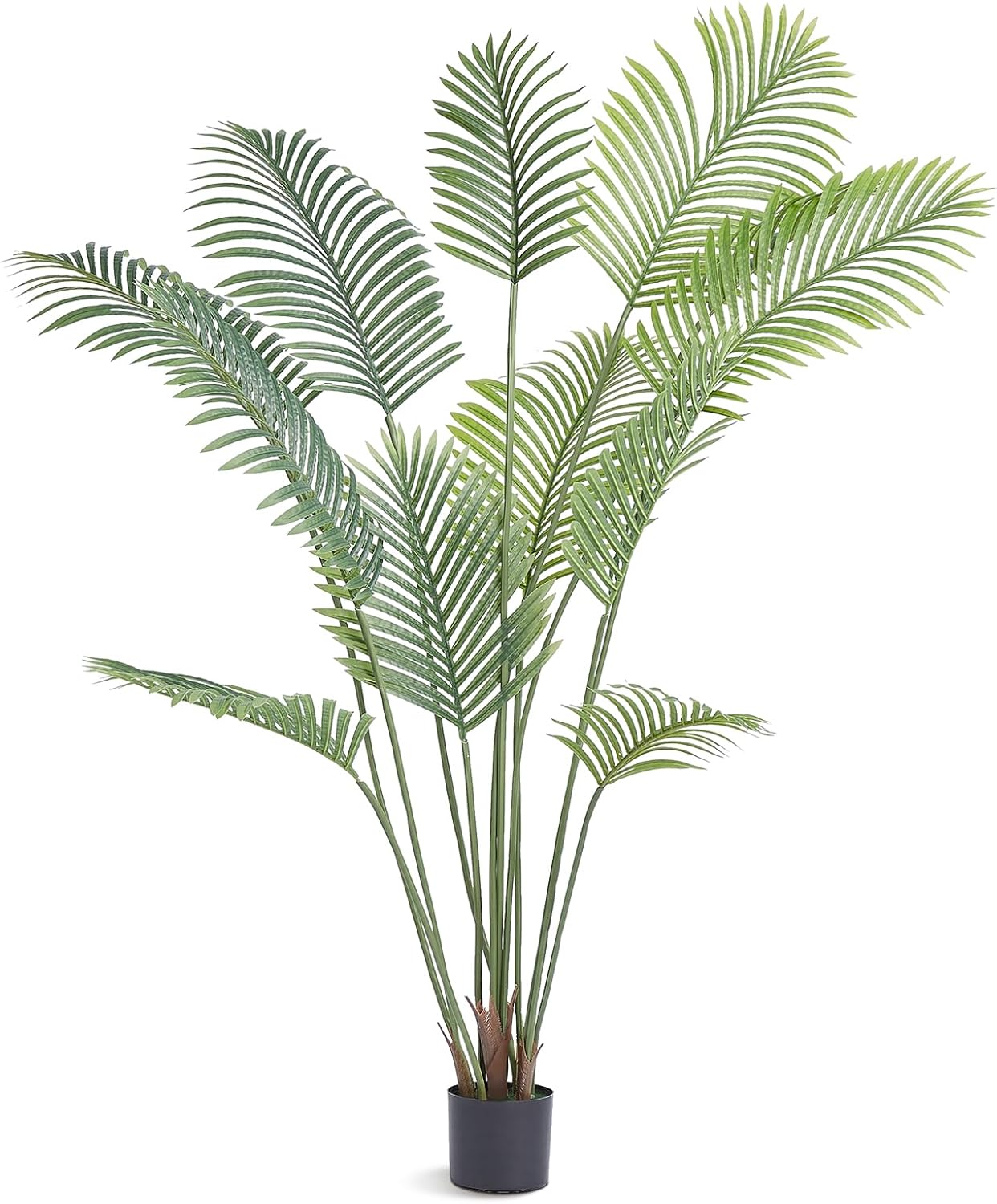 VEVOR Artificial Bird of Paradise Tree, 5 FT Tall Faux Plant, PE Material & Anti-Tip Tilt Protection Low-Maintenance Plant, Lifelike Green Fake Tree for Home Office Warehouse Decor Indoor Outdoor